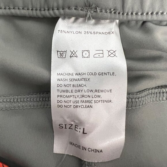 G Gradual Women’s Drawstring Straight Leg Pants Gray L NWT Sport Lounge - Picture 8 of 9